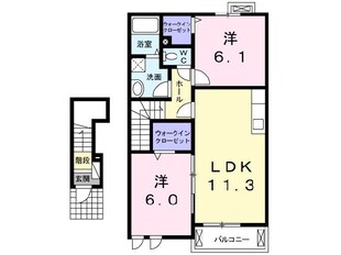 ティーアイランド２番館の物件間取画像